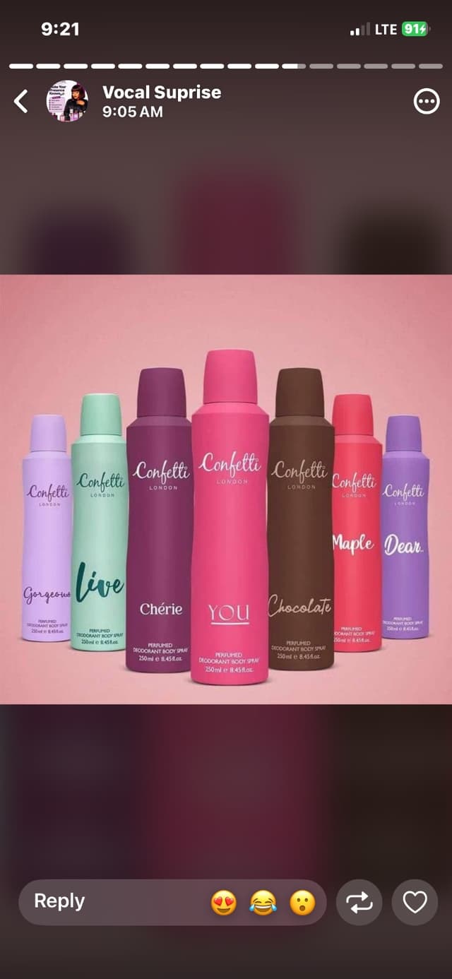 CONFETTI BOBY SPRAY